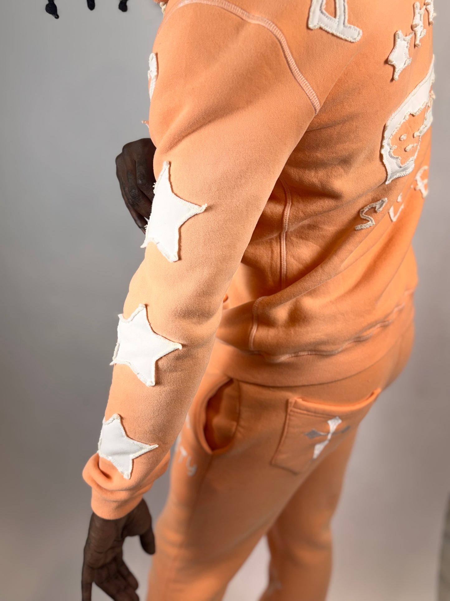 Peach Trench Hoodie