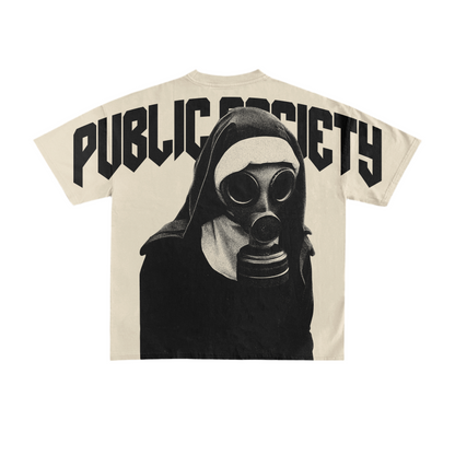 Public Society “Masked Nun” T-Shirt (Cream)